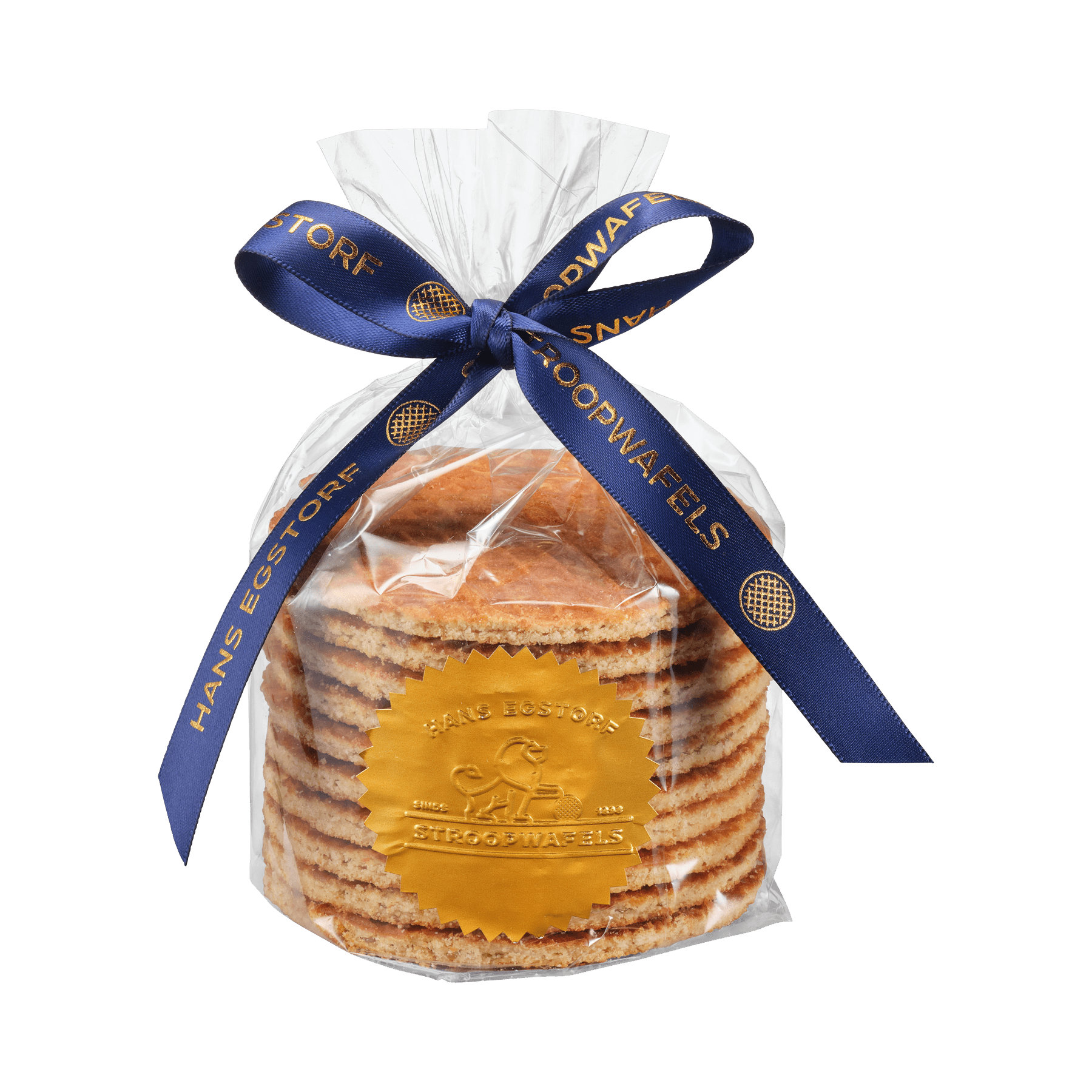 Classic Stroopwafel Blue Colour Box - 1 Box With 10 pc - Hans Egstorf